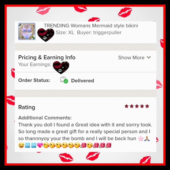 New TRENDING Womans Mermaid style bikini - Picture 3 of 3